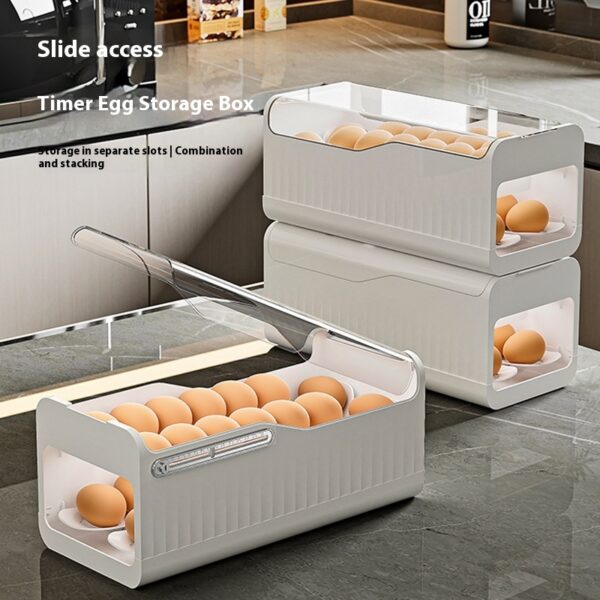 Slide Storage Box Drop-resistant Egg Holder